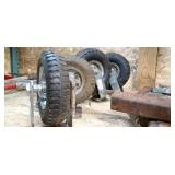 4pc pneumatic casters