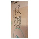 A3-D1 1pc Signature bar stool D546-430 Tan/wood/bl