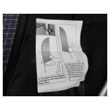 A1A3 2 flag kit Feather Flag pole chrome canvas/me