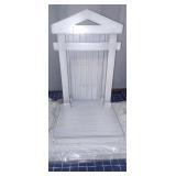 A1B2 1pc Willow Tree Creche grey plastic