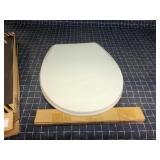 Section 7 1pc Tangkula Toilet seat round white pla