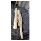 A4D3 3pc birch trees / party light lighted plastic