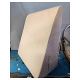 A1-E2 1 Forisa Wedge Pillow 24x24x12 gray/white