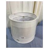 Section 3 Blue shelf 2pc Lamp Shades 13.5x9" white