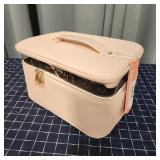 A4D2 1pc Bagsmart Makeup bag 11x7x8" pink/black ny