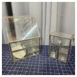 A4D2 3pc Jewelry displays acrylic