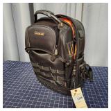 A4D2 1pc Welkinland Rugged backpack 18x14x8" black