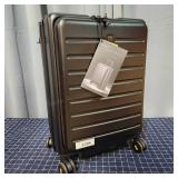 A4D1 1pc Level 8 Luggage Rolling 20x14x10" black h