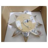 Section 3 Table 1pc Moravian light fixture Star go