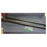 A3-C3 1pc Wall mount handrail black Pipe black met