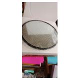 A3C2 1pc beauty pic mirror 18 inch black