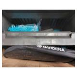 A4A3 1pc Gardena Lawn Broom Walk behind black/blue