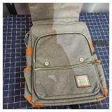 A4D2 1pc Ugrace backpack 13x17x4" grey/brown canva