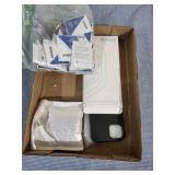 Section 2 west table 30pc+ Screen wipes & other