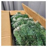 A1B1 1pc christmas tree 1.95M green flocked plasti