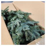 A1C1 1pc christmas tree Pre-lit 4ft plastic