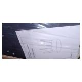 A4D3 1pc white Fuzzy stool 14" Diameter white faux