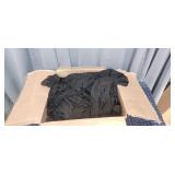 A4D3 approx 24pcs Chair Covers Black stretchy fabr