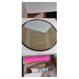 A3C2 1pc beauty pick mirror 18 inch black