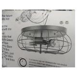 Section 5 1pc Caged Ceiling fan