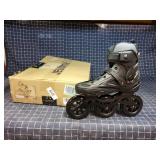 Section 7 1 set Jewith inline skates 3-wheel black