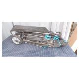 A1B3 1pc Folding Wagon blue/black