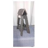 A1B3 1pc AC Step Step folding black plastic