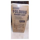 A1B3 1pc Hikenture Folding Wagon 176lb cap Black n