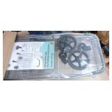 A1B3 1pc Wellmax shopping cart Long Beach silver m