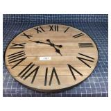 ABC corner 1pc Fuzhou Risun wall clock 24" brown w