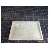 A4-B3 mrm-tr kassatex marble tray 10x6.5 x 1 White
