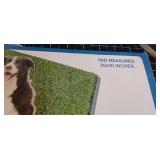 A3-A2 1 Pet potty 3pc dog relief system black/gras