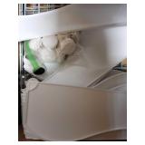 Section 2 under west tabl 1pc wire shelving snap t