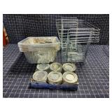 Section 4 Beige shelf 6pc+ sterno chafing pans & S