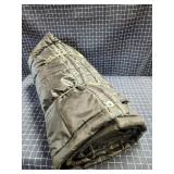 A4A2 1pc insulated tarp 7.9x27" Black canvas