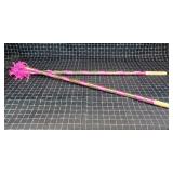Section 5 2pc batons 36" pink & Silver