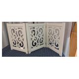 A3-A3 1pc 16x19" 3 panel dog gate arched top grey