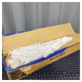 A1B1 1pc goplus christmas tree 6ft white plastic