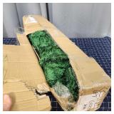 A1B1 1pc Ccinee christmas tree 6ft green plastic