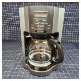A4-B1 Mr. Coffee 12 cup programmable coffe brushed