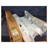 Section 7 6pc Towel bars Crystal/gold/steel