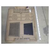 Section 5 1pc Handura Register Grill 20x25" White