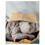 Section 1 3 maple and stone quilt set king grey