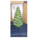 A1B2 1pc Brightown christmas tree Ceramic 13" gree