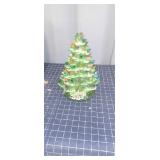 A1B2 1pc christmas tree Ceramic 13" green lighted