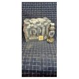 under heater 12 bottles Fairlife protein shake 14