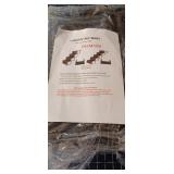 A3-A3 1pc Folding dog stairs 5 step black metal/cl