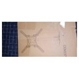 A1A2 1pc Full motion Monitor Mount wall mount blac