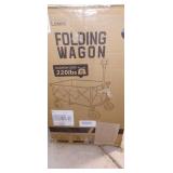 A1B3 1pc Moon Lence Folding Wagon 220lb cap. grey/