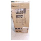 A1B3 1pc Moon Lence Folding Wagon 220lb cap. black